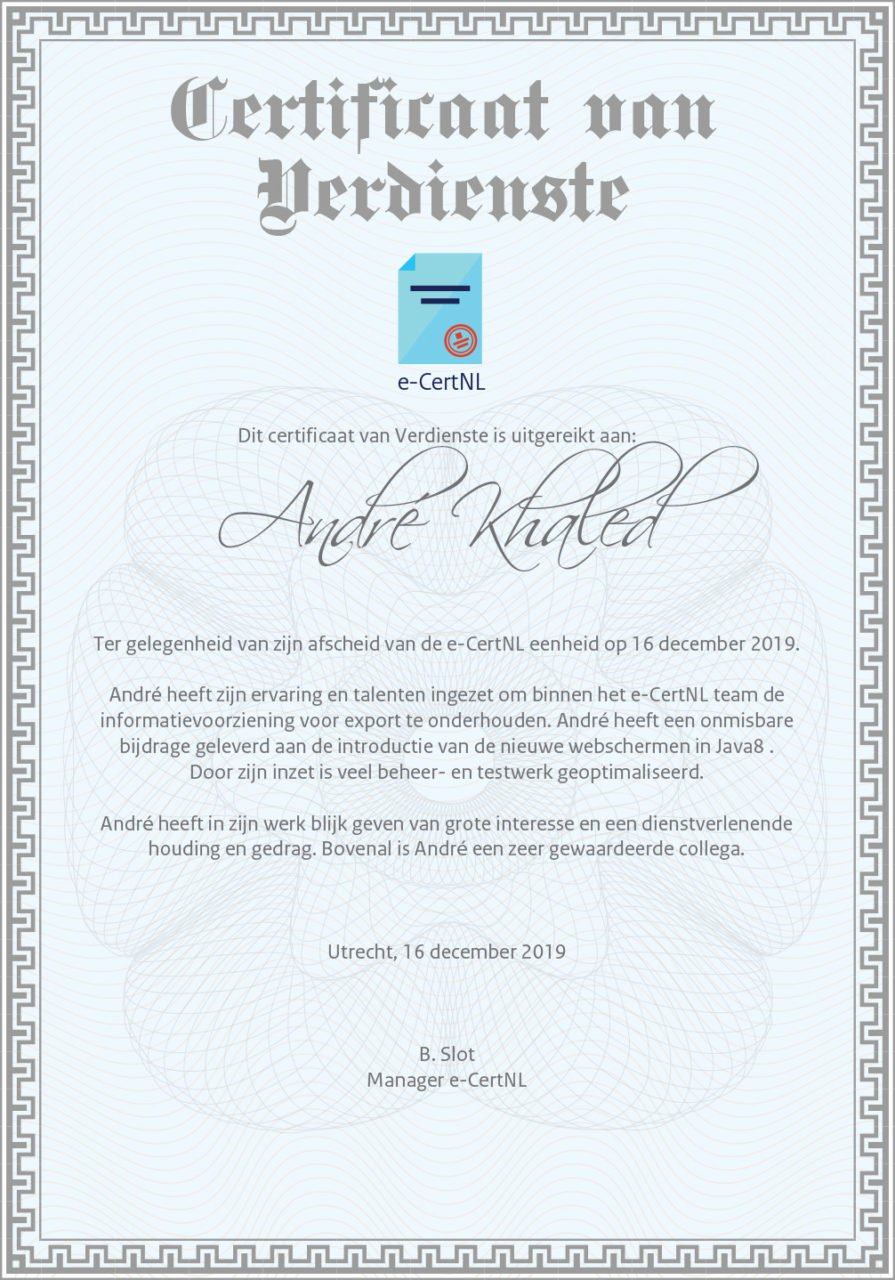 certificaat